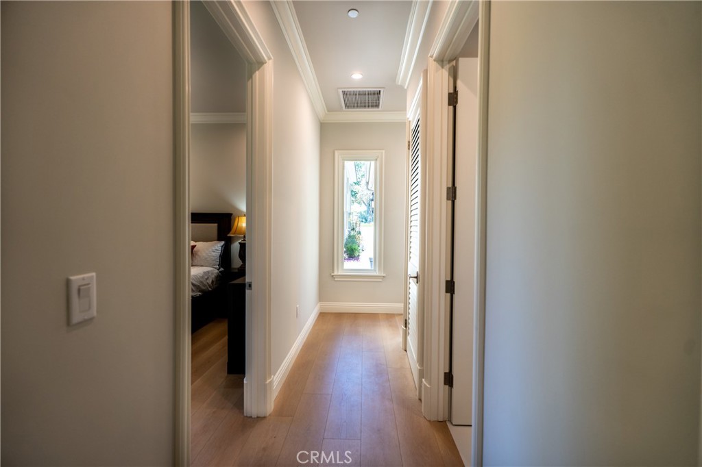 894 Fallen Leaf Road Arcadia, CA 91006 - Photo 12 of 28 a view of hallway with wooden floor