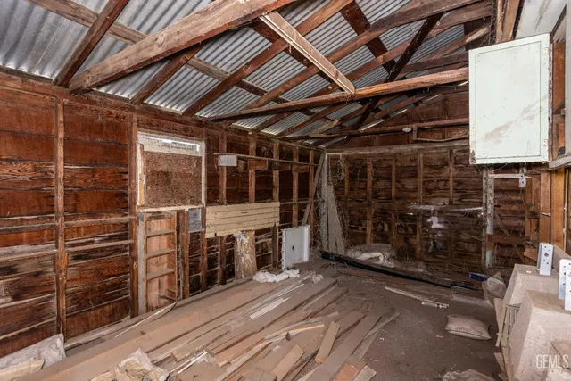 a view of storage and utility room