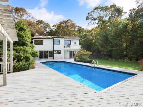 a view of a house with pool