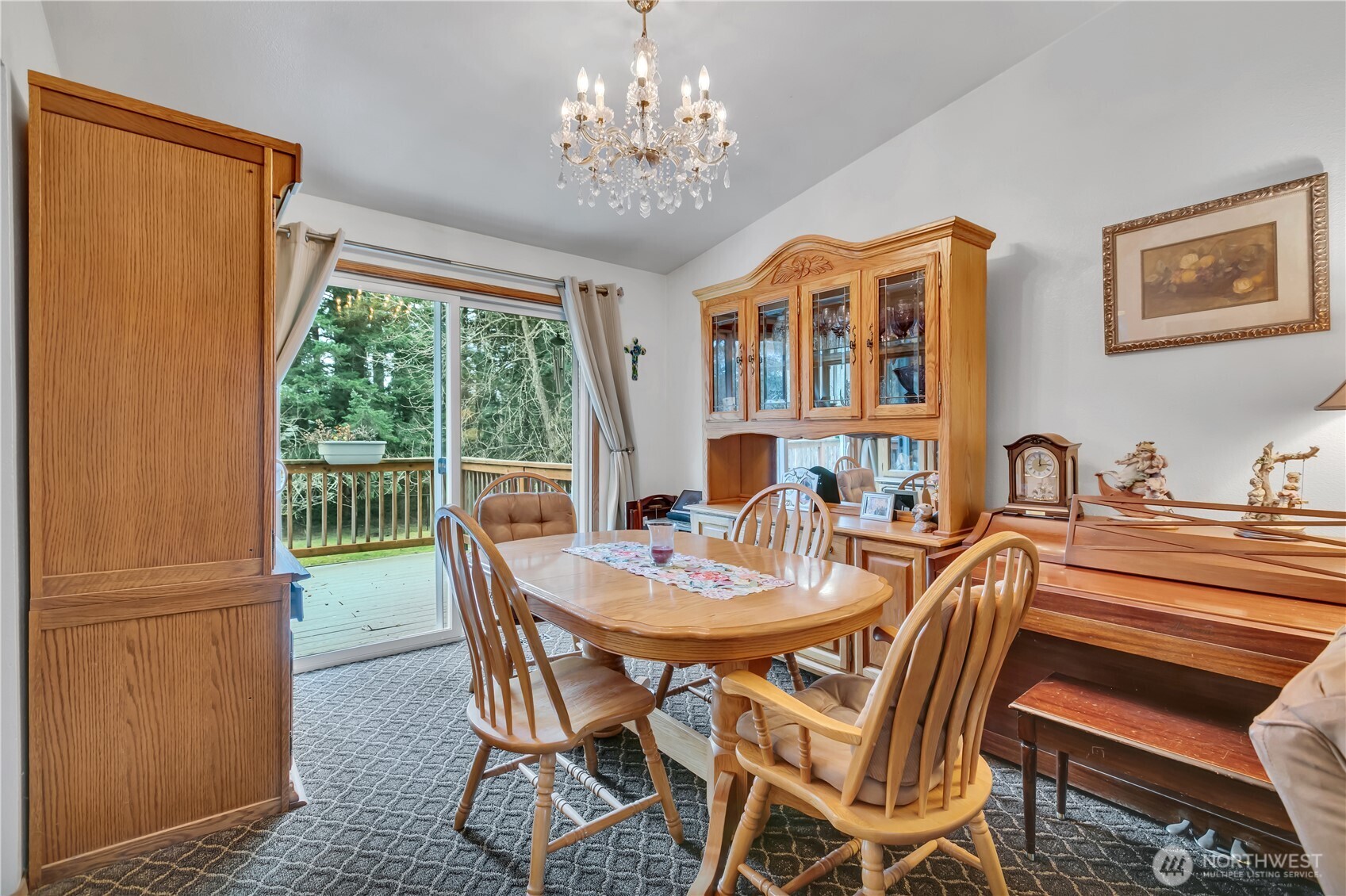 7316 Eustis Hunt Road Spanaway, WA 98387 - Photo 10 of 32 a view of a dining room with furniture window and outside view