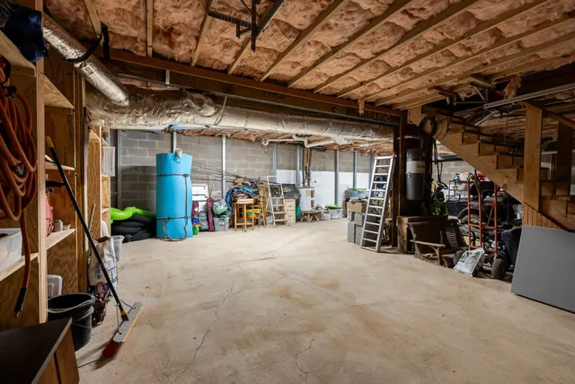 a view of a storage room with a lot of stuff