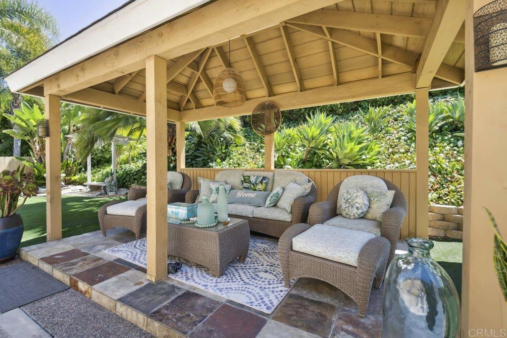 430 Silver Shadow Drive San Marcos, CA 92078 - Photo 31 of 36 a outdoor living space with furniture and garden view