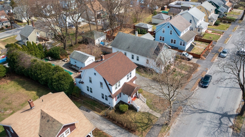 69 Eureka Street Worcester, MA 01603 - Photo 10 of 37 an aerial view of residential house with outdoor space