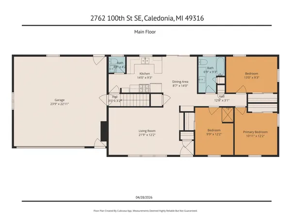 $430,000 | 2762 100th Street Southeast, Caledonia, MI 49316