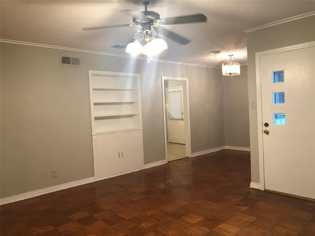 wooden floor in an empty room