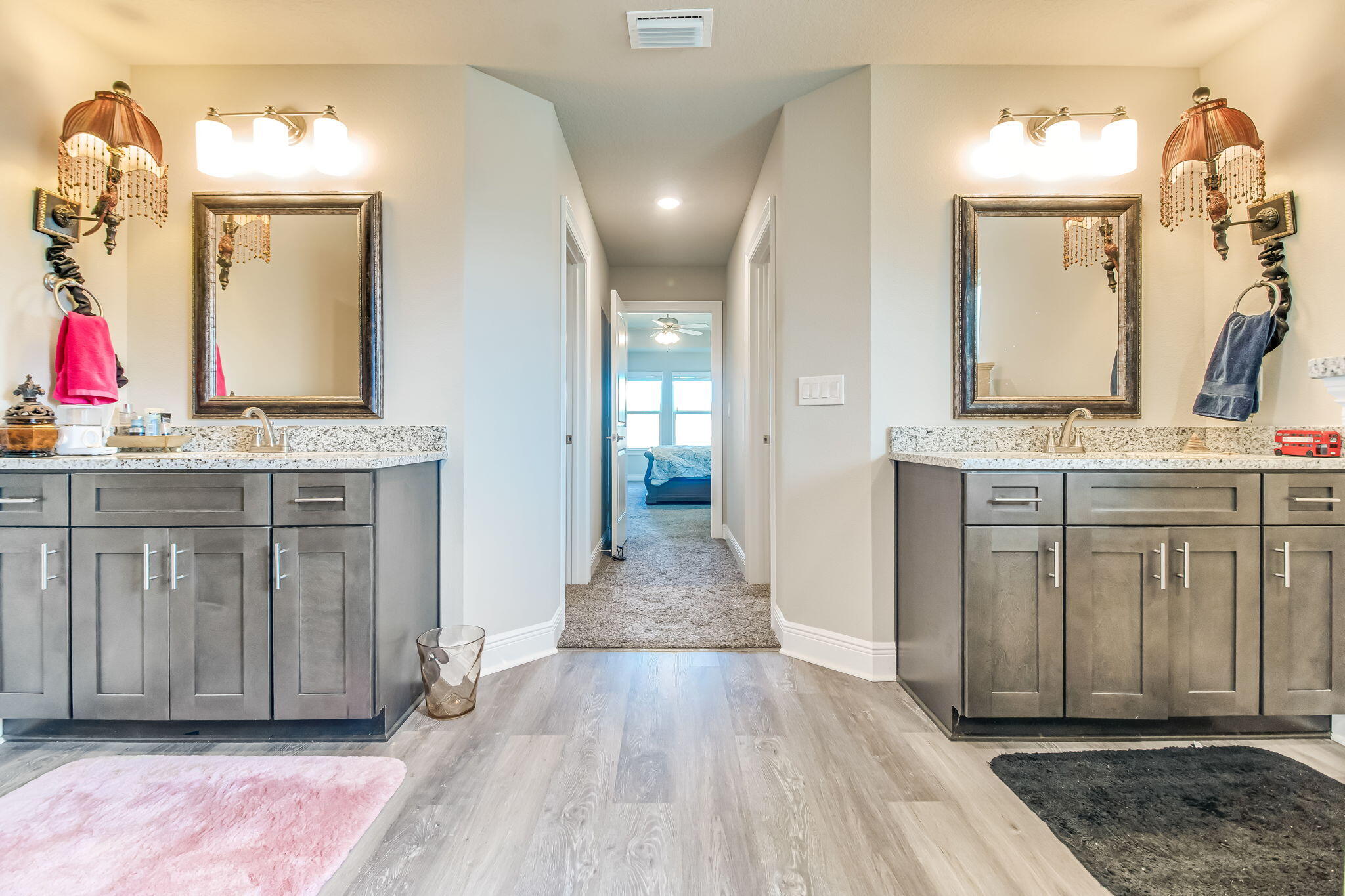9188 Trident Road Milton, FL 32583 - Photo 19 of 47 a view of a bathroom sink and mirror