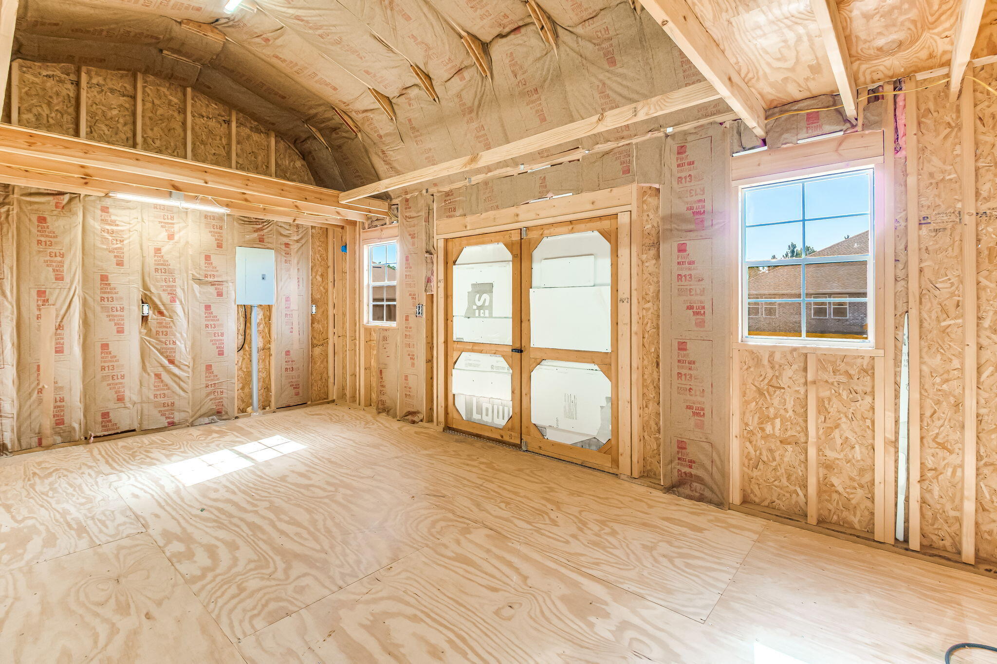 9188 Trident Road Milton, FL 32583 - Photo 39 of 47 a view of a room with wooden floor and sliding door