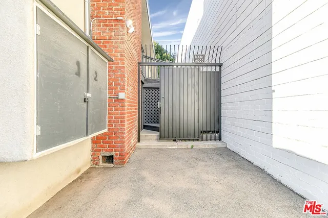 a view of porch with seating space