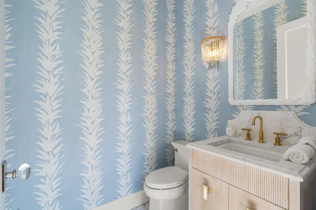 a bathroom with a sink and a toilet