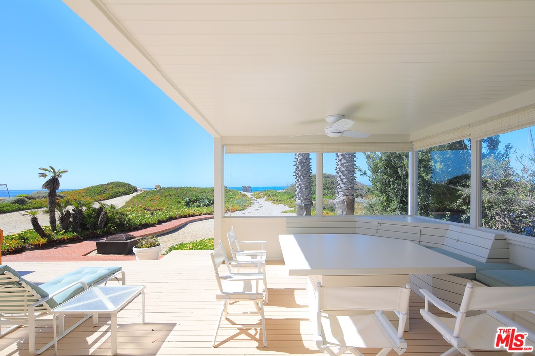 31008 Broad Beach Road Malibu, CA 90265 - Photo 20 of 40 a view of a swimming pool with a patio
