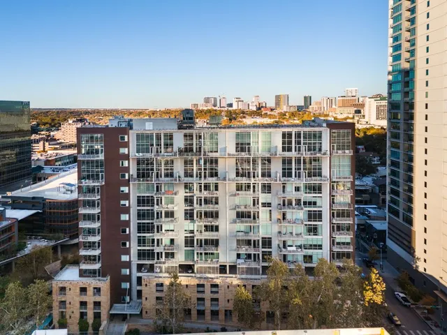 a view of a city with buildings