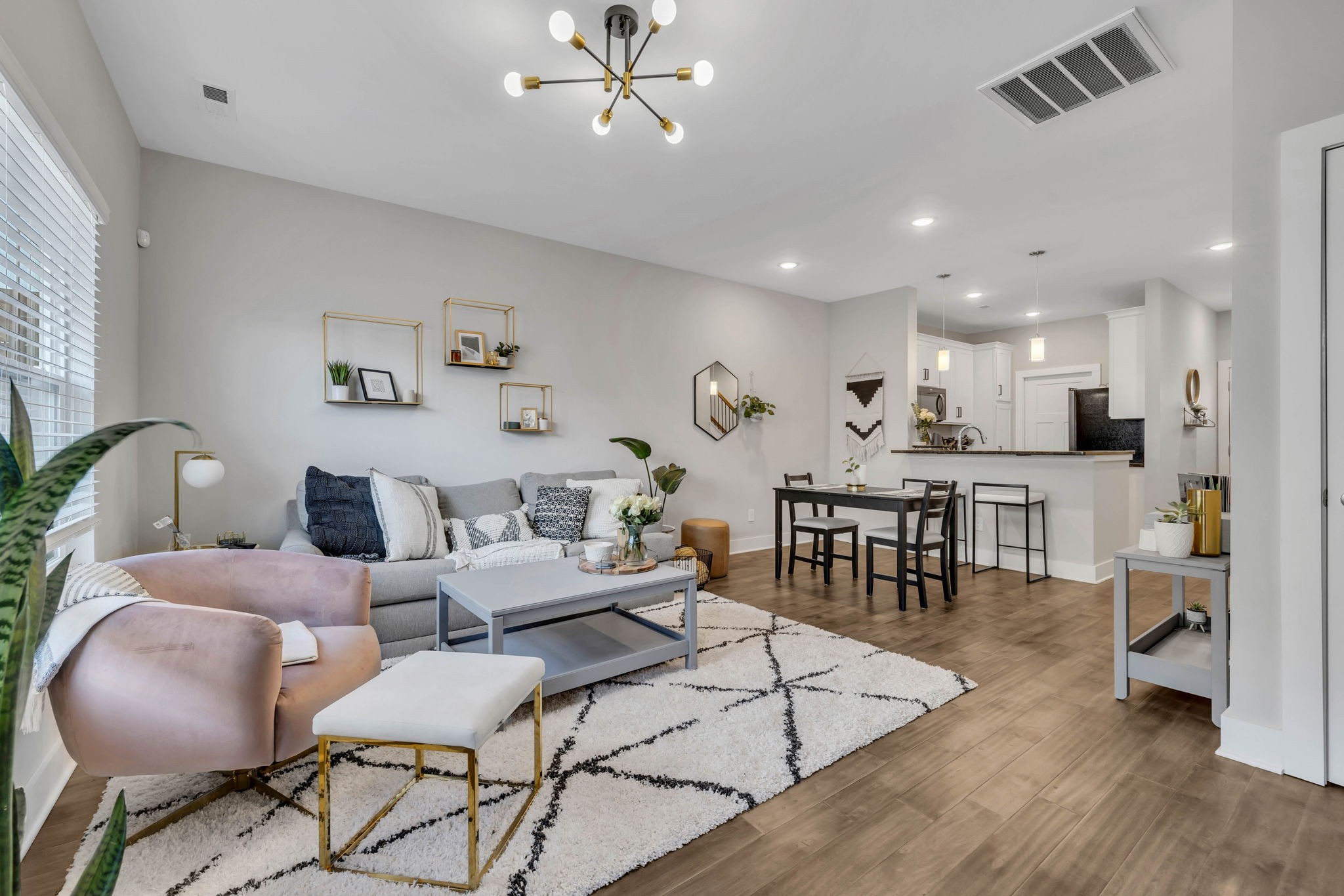 2344 Patrick Avenue Old Hickory, TN 37138 - Photo 11 of 20 a living room with furniture and kitchen view