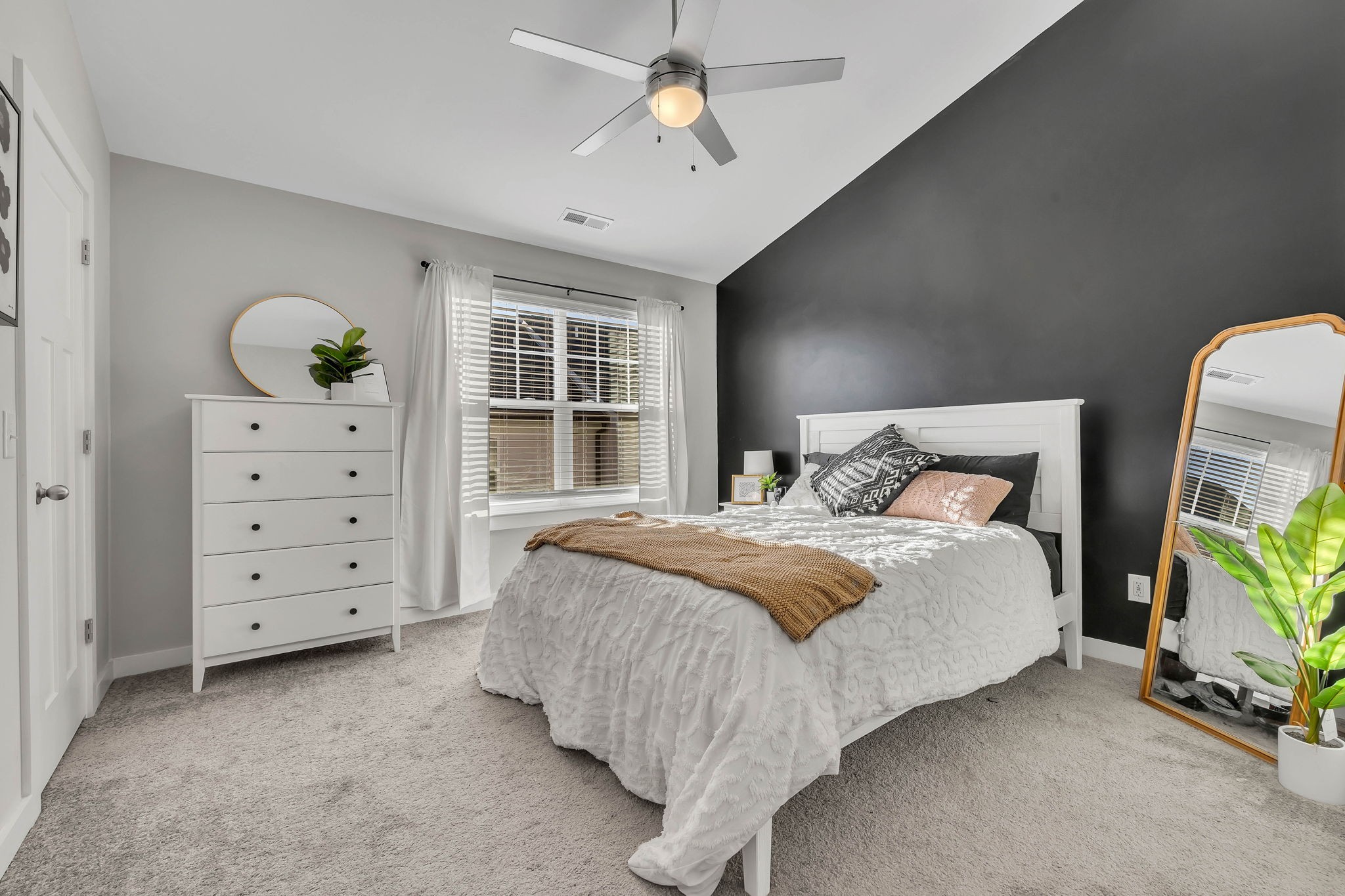 2344 Patrick Avenue Old Hickory, TN 37138 - Photo 14 of 20 a bedroom with a bed and a chandelier