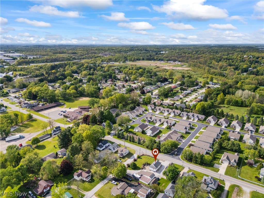 258 Randolph Road Mogadore, OH 44260 - Photo 45 of 49 Aerial perspective showcasing a residential area with varied housing styles