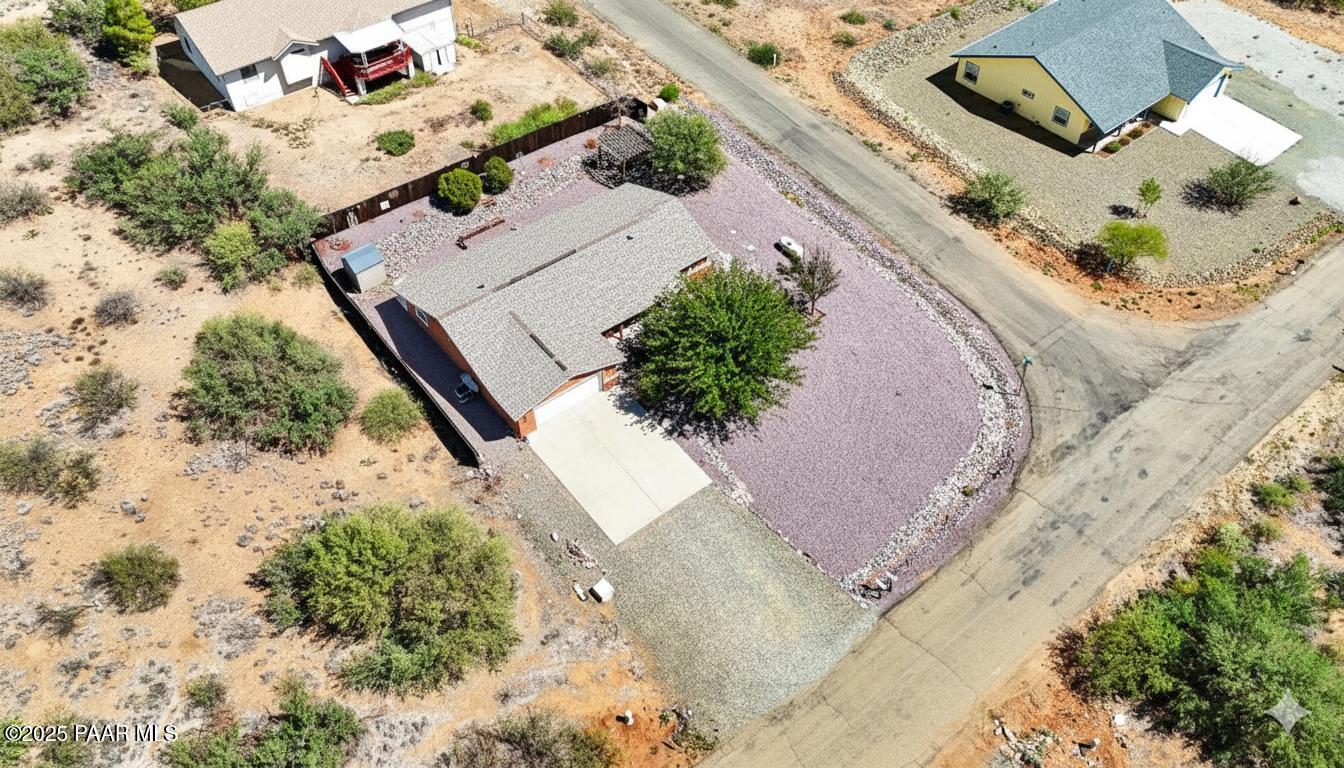 17798 East Trails End Road Mayer, AZ 86333 - Photo 29 of 30 an aerial view of a house with a yard
