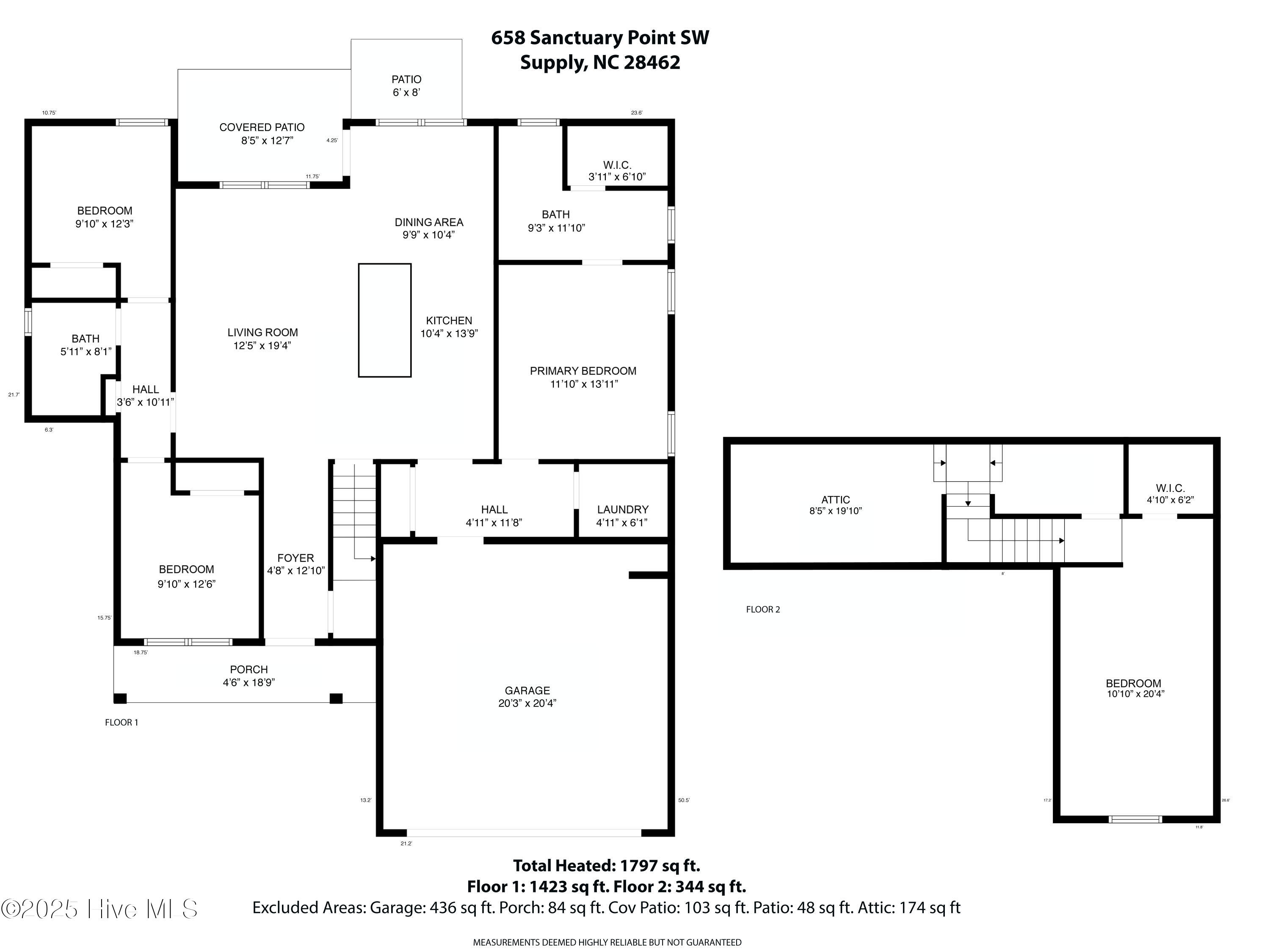 658 Sanctuary Point Southwest Supply, NC 28462 - Photo 82 of 82 Floor Plan 658 Sanctuary Point SW jpg