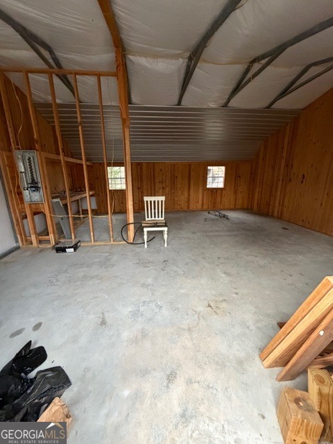 163 Dellwood Road Swainsboro, GA 30401 - Photo 23 of 23 a view of an empty room with wooden walls