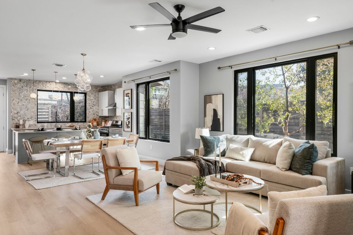 3612 Thompson Street, Unit 1 Austin, TX 78702 - Photo 1 of 40 A generous layout makes this the perfect space for hosting, lounging, and everyday life without feeling crowded.