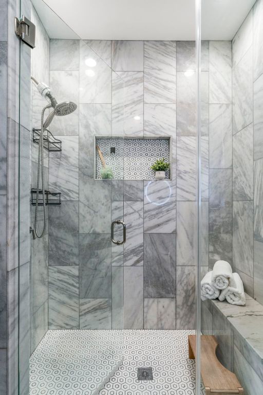 3612 Thompson Street, Unit 1 Austin, TX 78702 - Photo 21 of 40 Spa-inspired finishes and a walk-in shower bring a boutique-hotel feel to the everyday routine.