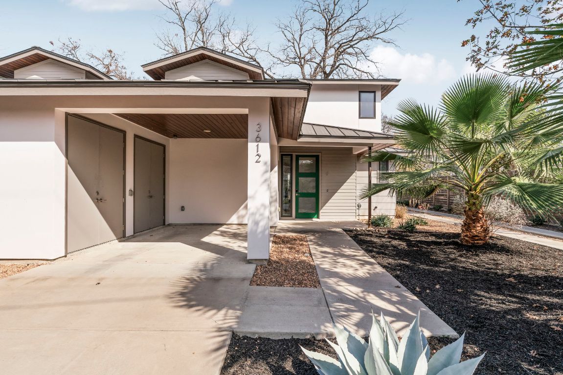 3612 Thompson Street, Unit 1 Austin, TX 78702 - Photo 4 of 40 Modern lines, a metal roof, and bold black-framed windows create serious curb appeal from the moment you arrive.