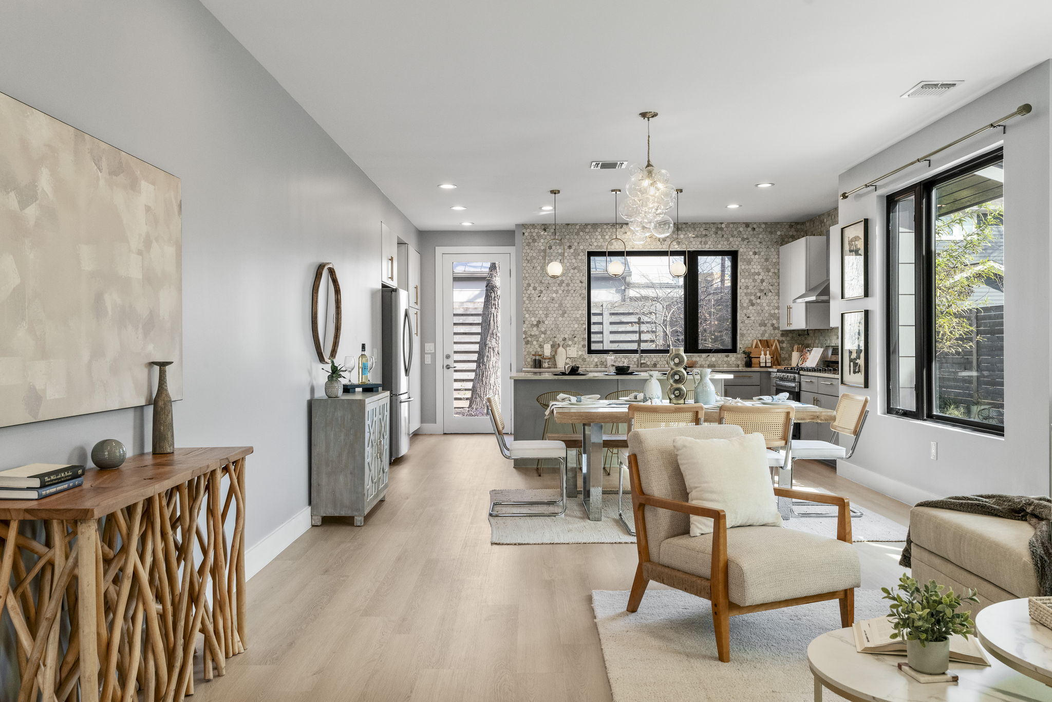 3612 Thompson Street, Unit 1 Austin, TX 78702 - Photo 7 of 40 A generous layout makes this the perfect space for hosting, lounging, and everyday life without feeling crowded.