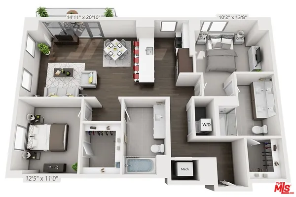 $4,375 | 3033 Wilshire Boulevard, Unit 1113, Los Angeles, CA 90020