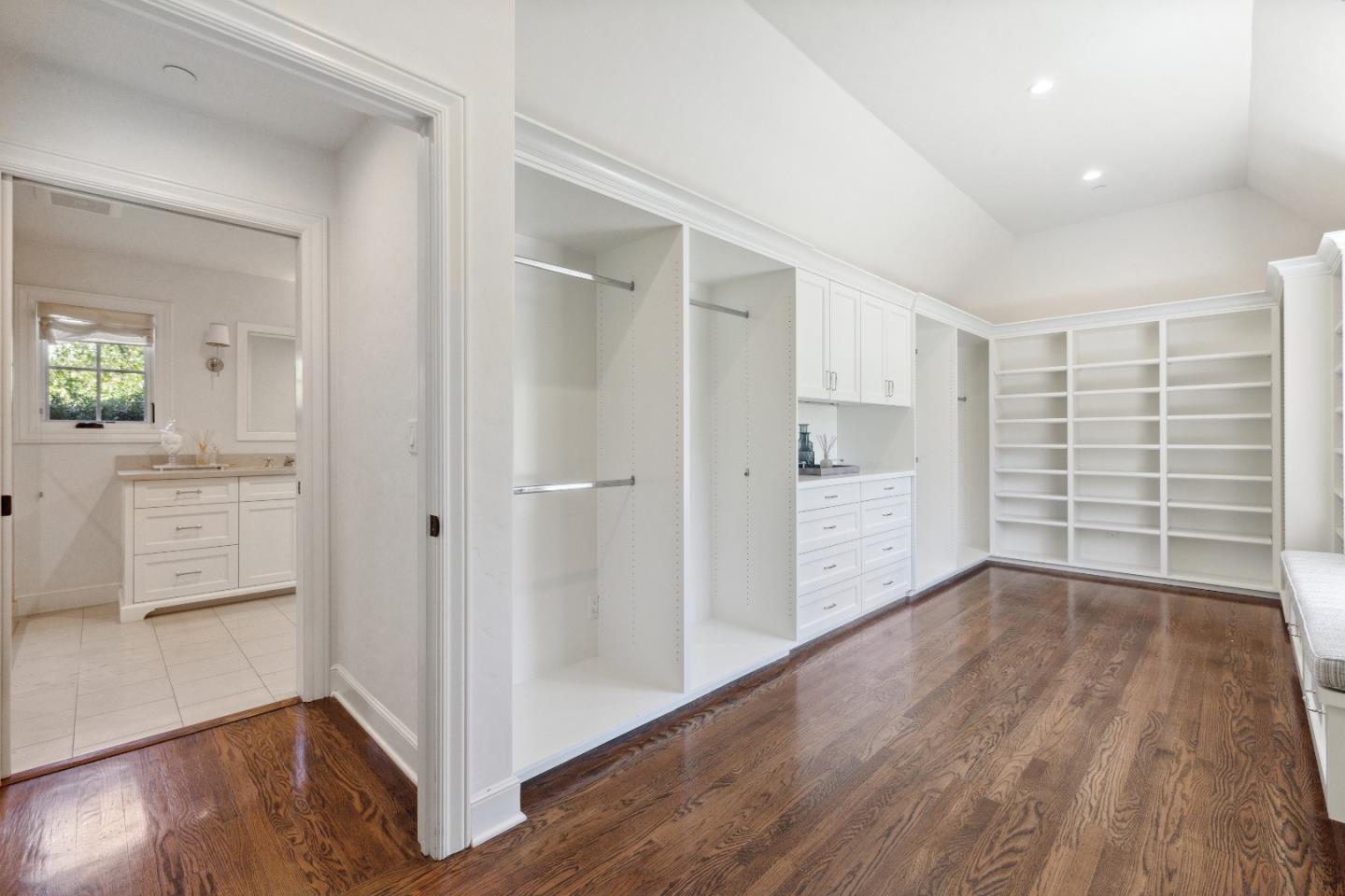 540 Chelmsford Road Hillsborough, CA 94010 - Photo 28 of 49 wooden floor in an empty room with a window