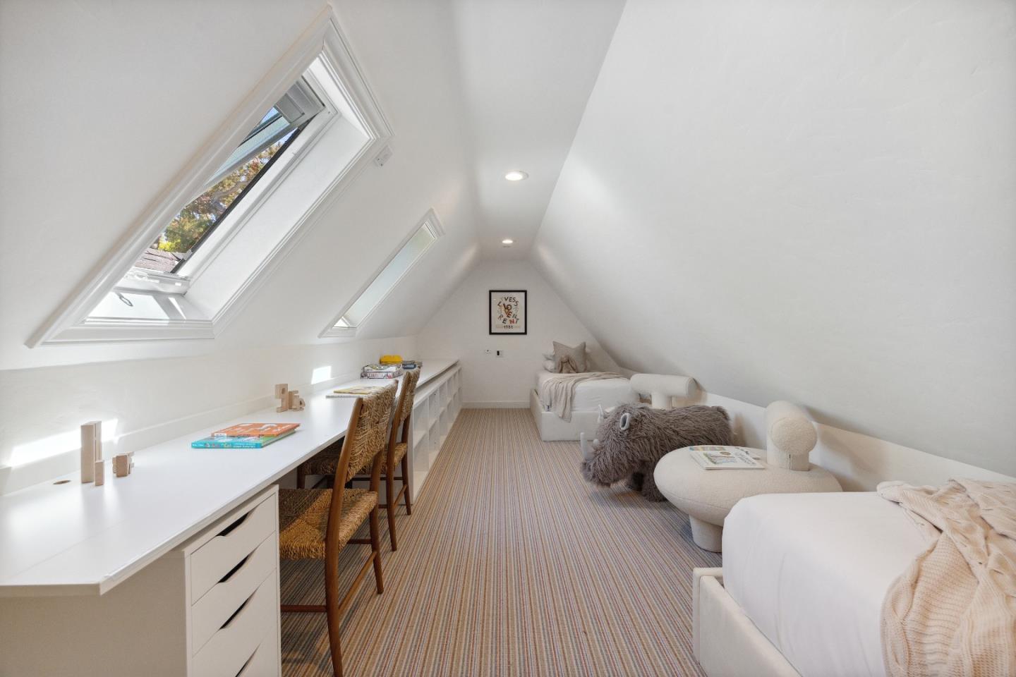 540 Chelmsford Road Hillsborough, CA 94010 - Photo 32 of 49 a balcony with chairs and stairs