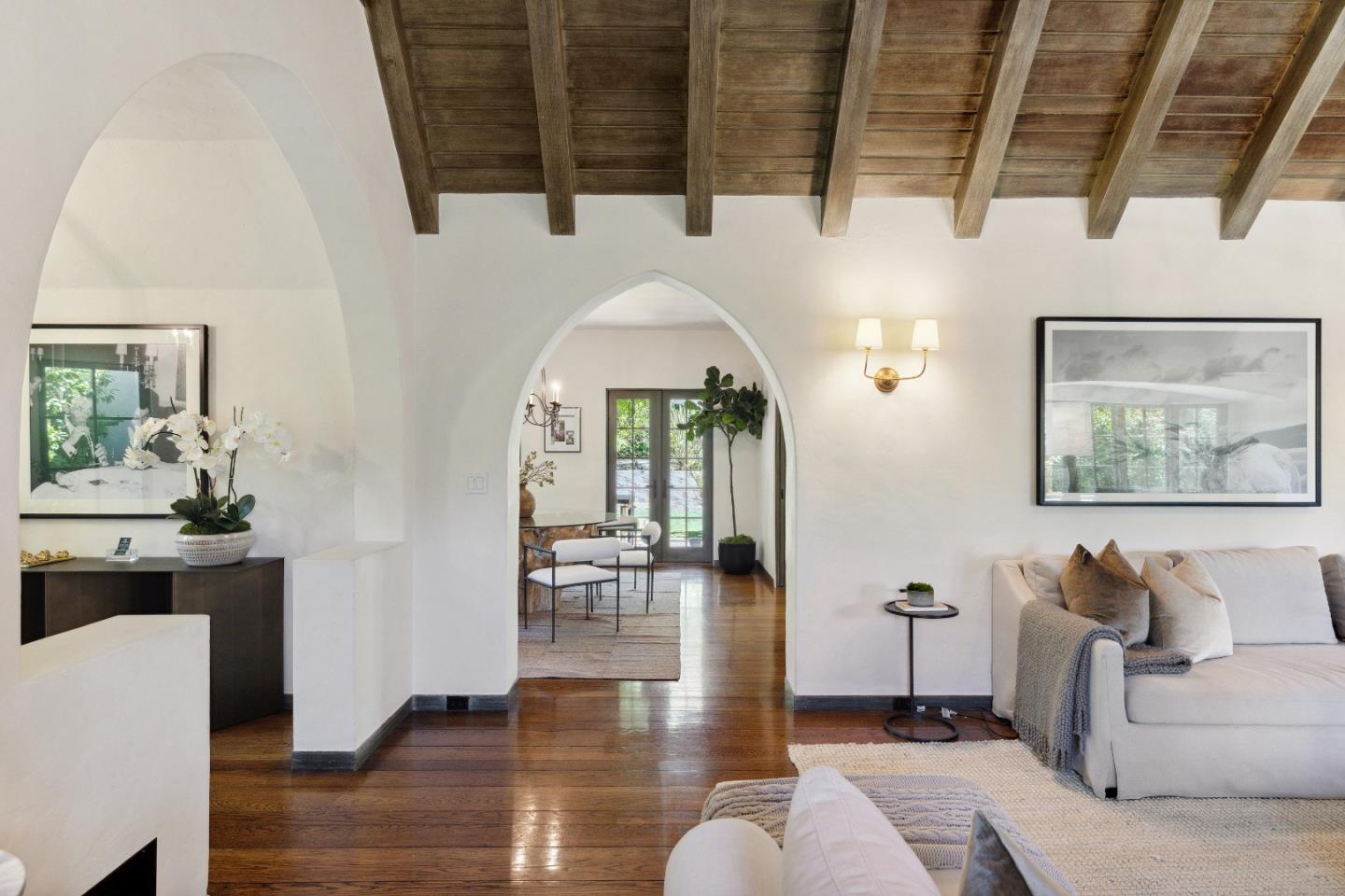 540 Chelmsford Road Hillsborough, CA 94010 - Photo 9 of 49 a living room with furniture and a large window