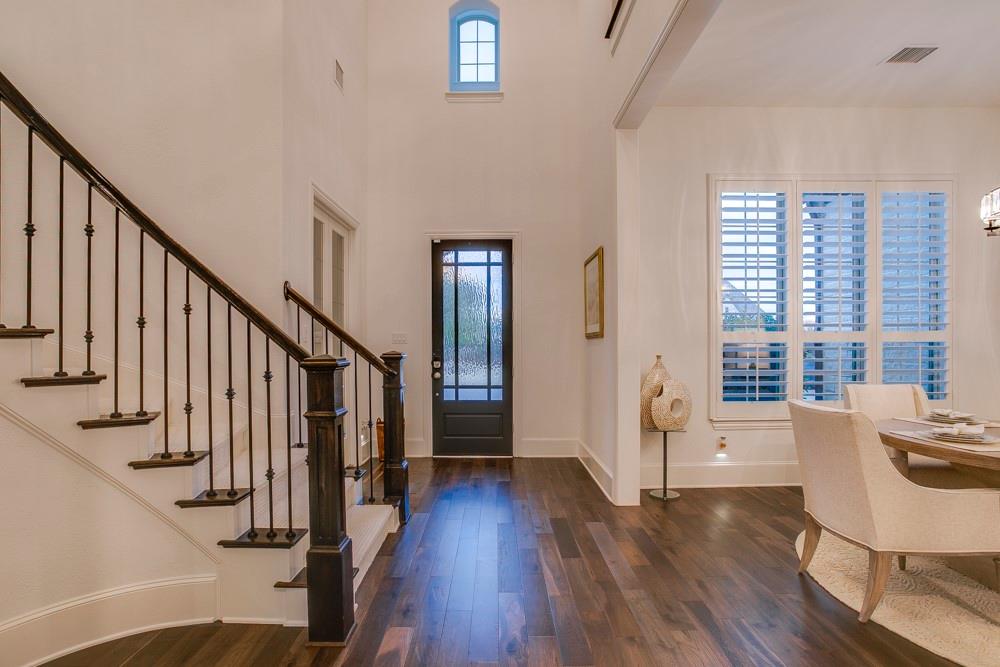 4059 Marble Hill Road Frisco, TX 75034 - Photo 3 of 40 a view of a livingroom with wooden floor and stairs