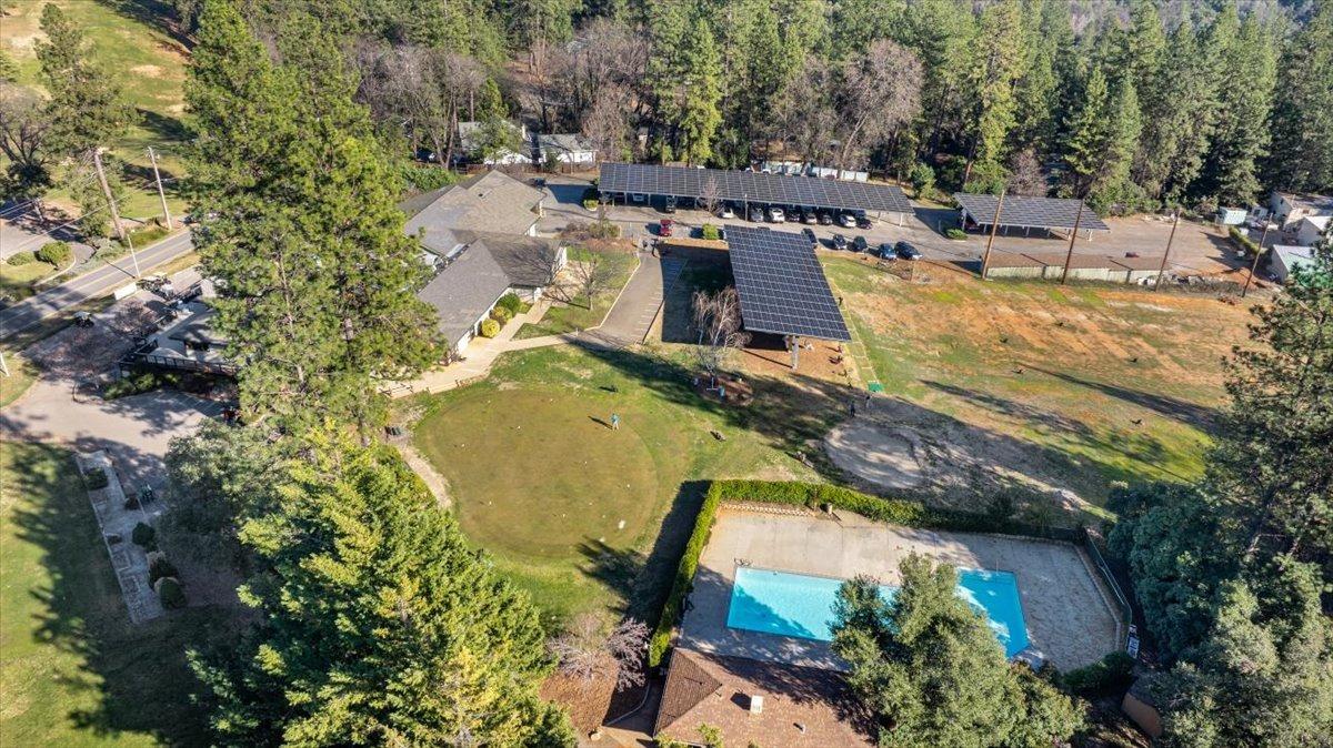 16929 Lawrence Way Grass Valley, CA 95949 - Photo 25 of 27 an aerial view of a house with swimming pool