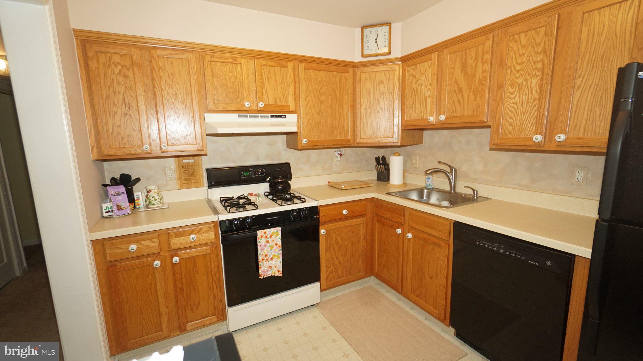 1662 Gibson Road Bensalem, PA 19020 - Photo 10 of 24 Warm oak kitchen with modern appliances.