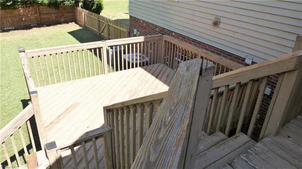 5054 Cobblestone Road Winston-Salem, NC 27106 - Photo 27 of 30 Lower Level Deck