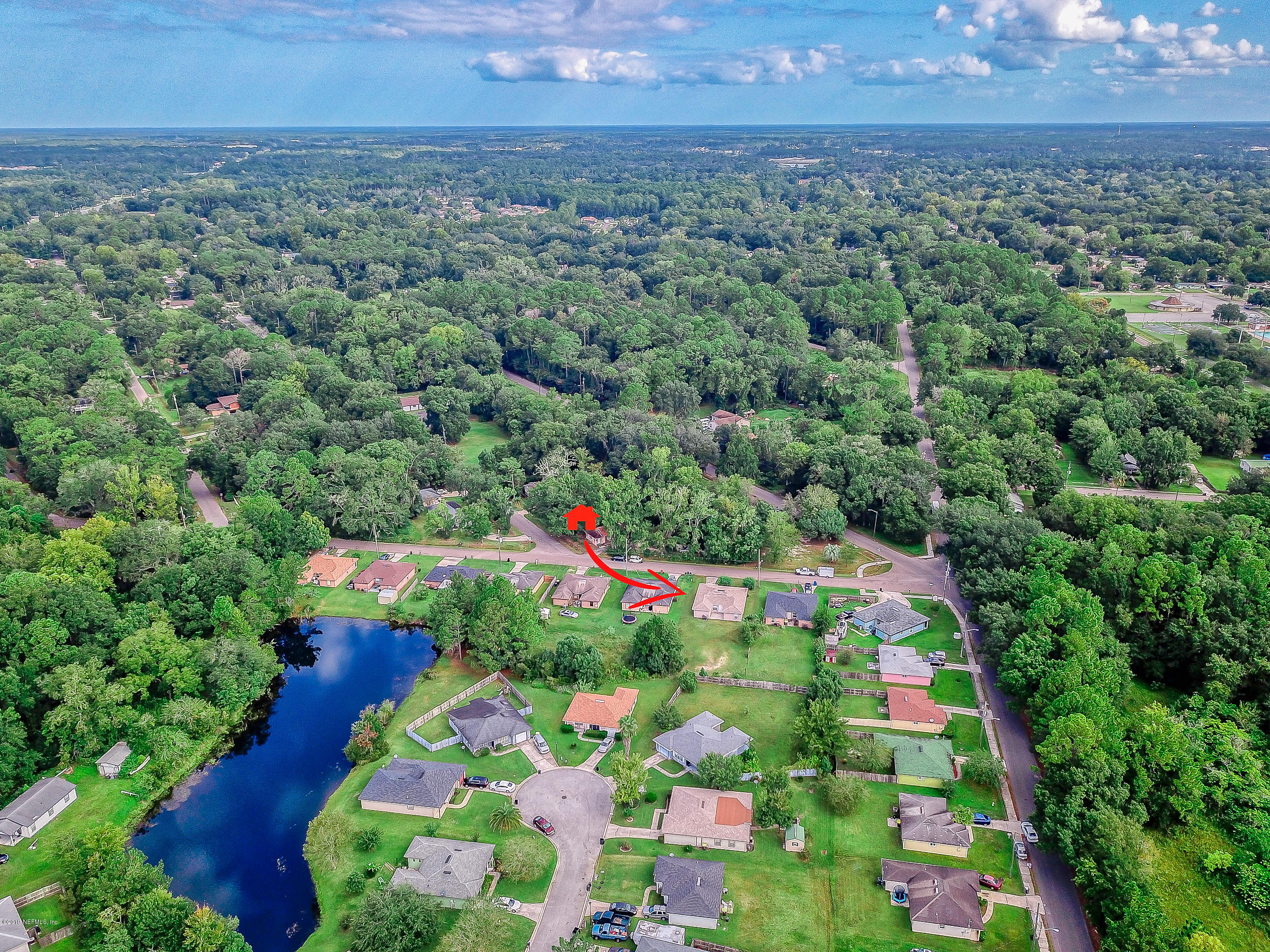 5428 Liston Road Jacksonville, FL 32219 - Photo 36 of 37 Aerial View - Yup, That's the One :)