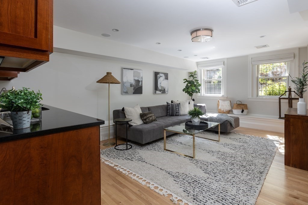28 Rutland Square, Unit 1 Boston, MA 02118 - Photo 13 of 16 a living room with furniture and a potted plant