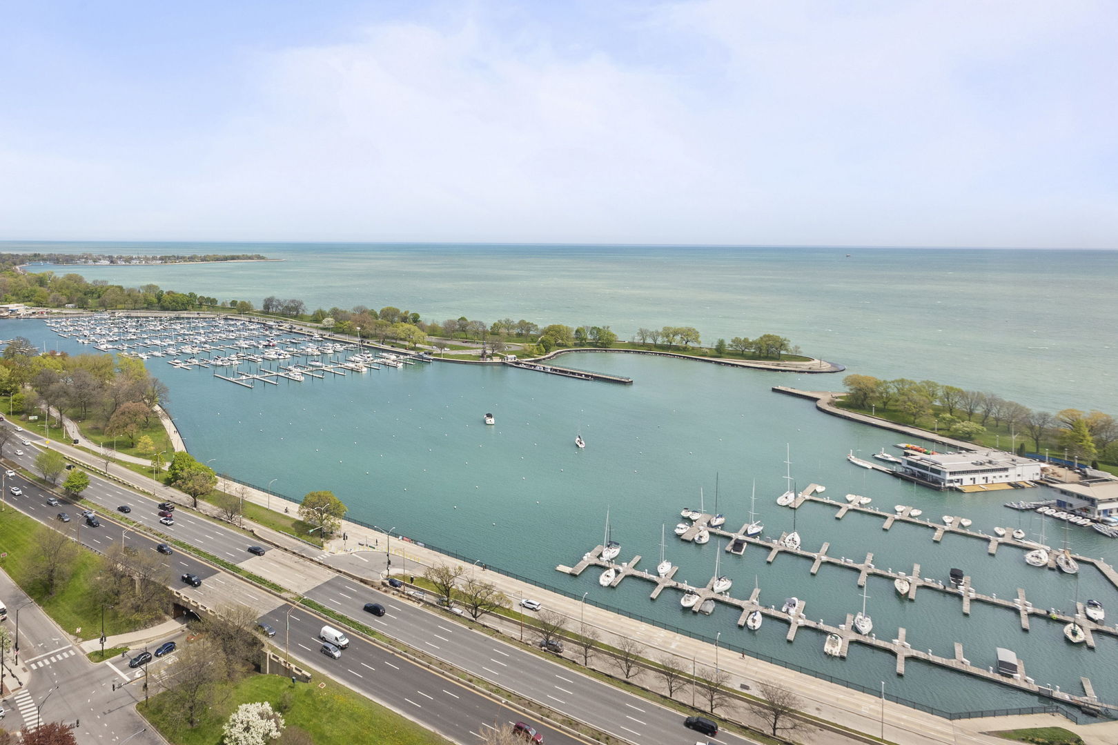 3150 North Lake Shore Drive, Unit 30C Chicago, IL 60657 - Photo 35 of 41 an aerial view of a city