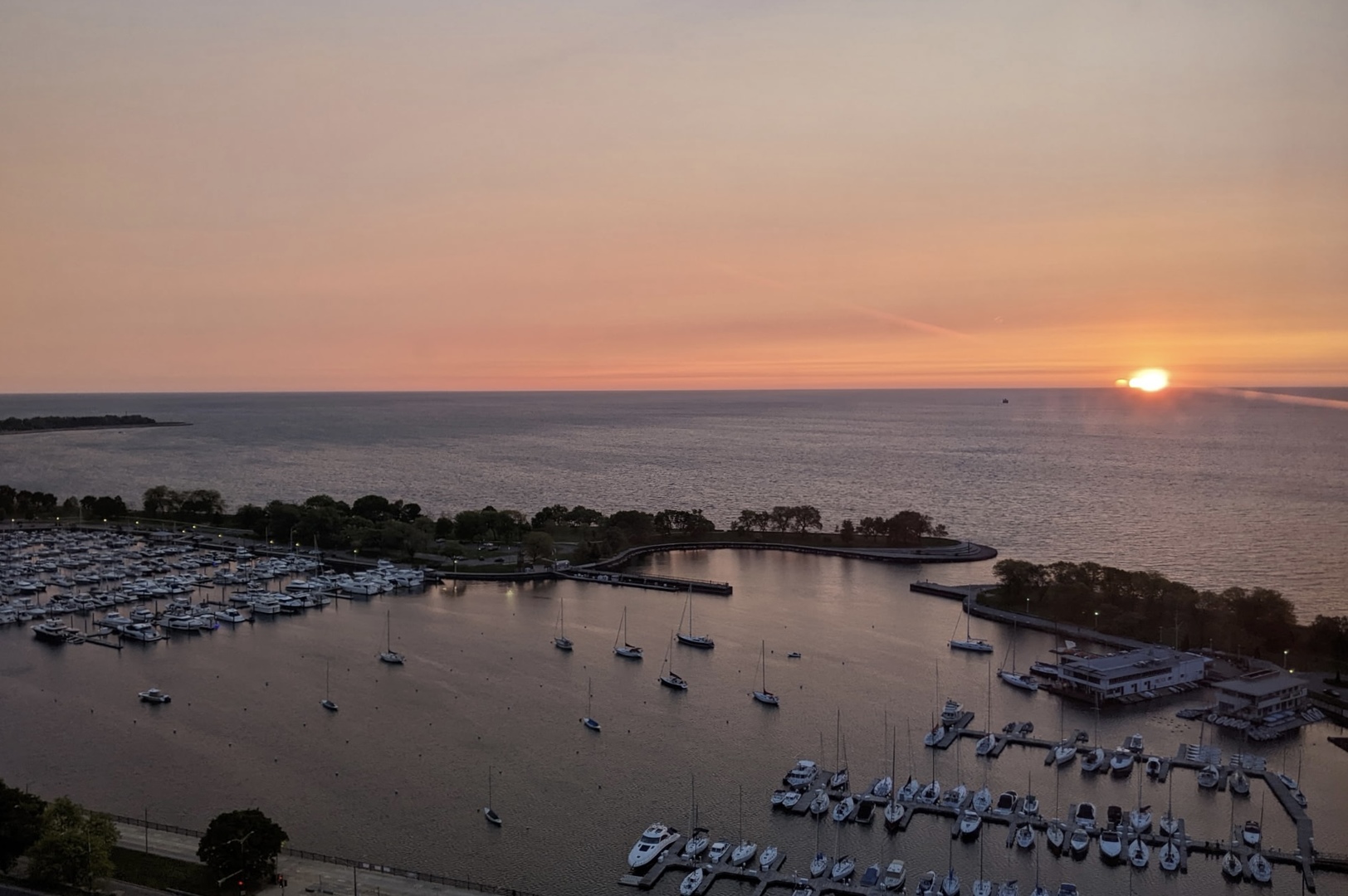 3150 North Lake Shore Drive, Unit 30C Chicago, IL 60657 - Photo 39 of 41 a view of ocean and city