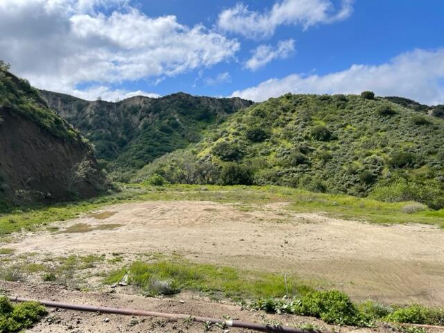 Hasley Canyon Road Castaic, CA 91384 - Photo 32 of 34 a view of a yard with mountain