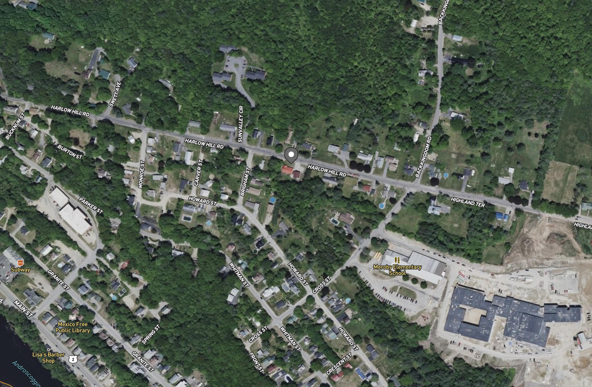 102 Harlow Hill Road Mexico, ME 04257 - Photo 41 of 42 110414map-101