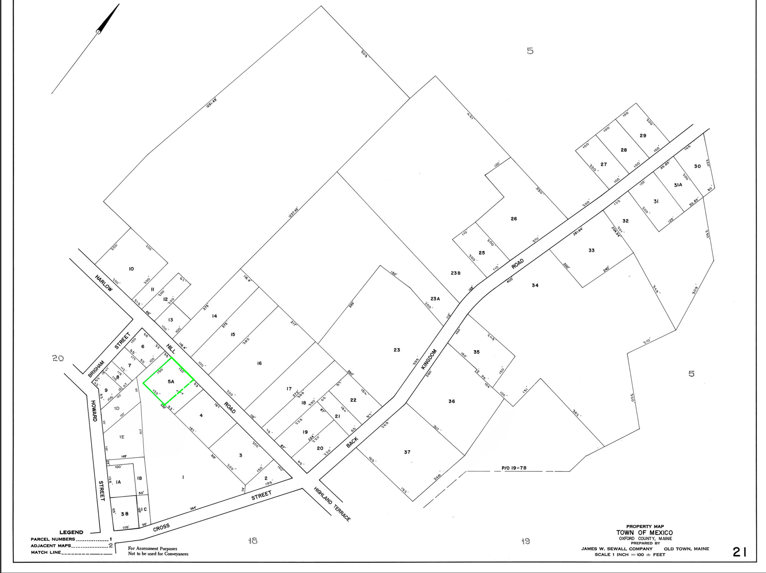 102 Harlow Hill Road Mexico, ME 04257 - Photo 42 of 42 110414map-102