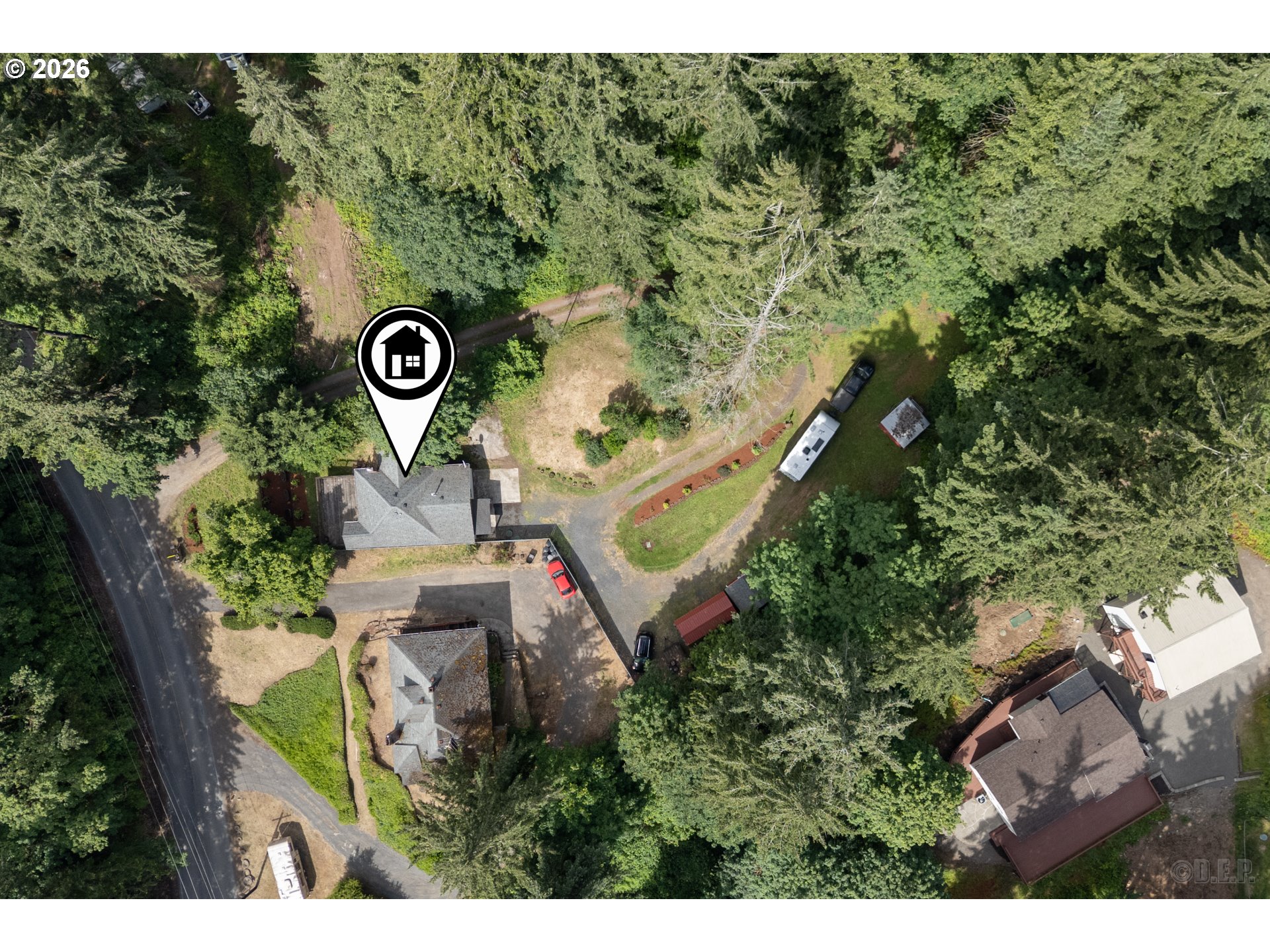 70373 Nicolai Road Rainier, OR 97048 - Photo 21 of 26 Drone View/UAV