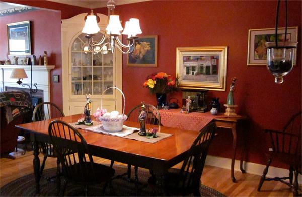 11 Rice Corner Road Brookfield, MA 01506 - Photo 4 of 30 a view of a dining room with furniture and chandelier