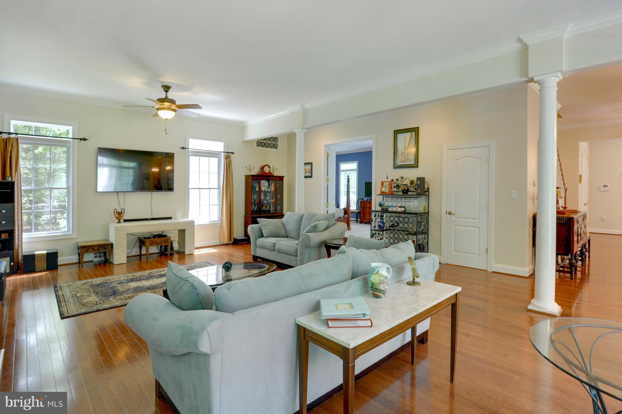 9440 Billingsley Road White Plains, MD 20695 - Photo 10 of 30 a living room with fireplace furniture and a flat screen tv