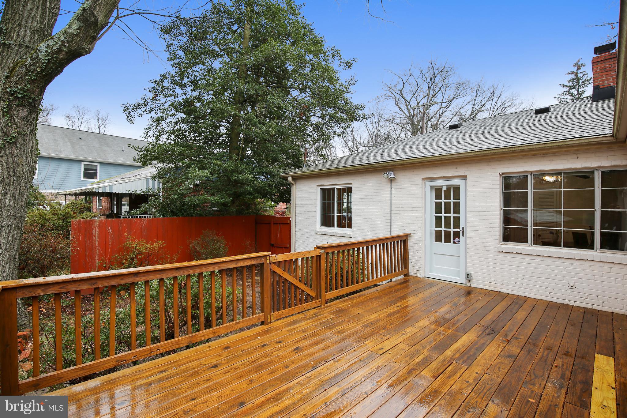 6 Devon Road Silver Spring, MD 20910 - Photo 29 of 38 Large deck accessible from bedroom/den