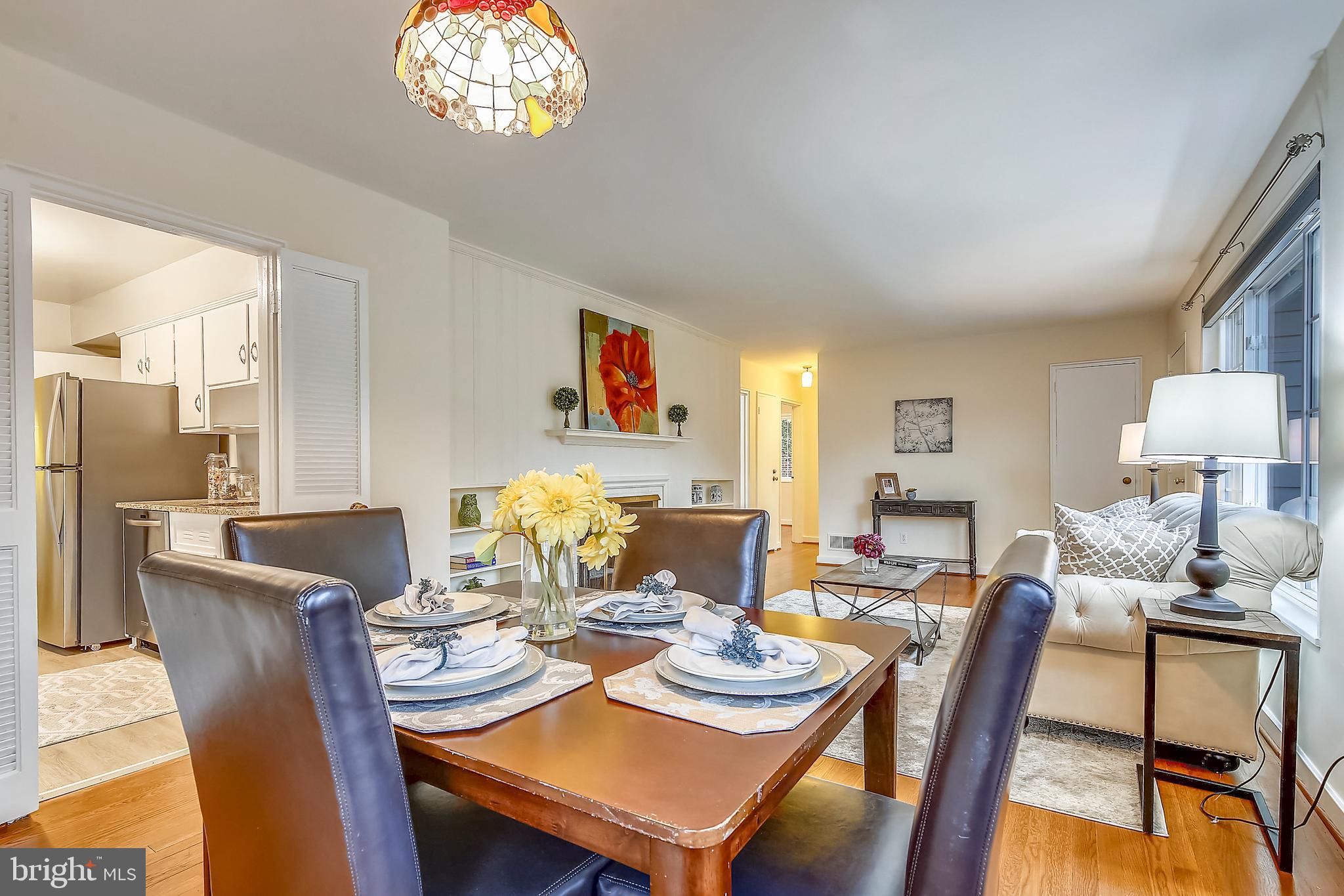 6 Devon Road Silver Spring, MD 20910 - Photo 5 of 38 Dining open to living for easy entertainment