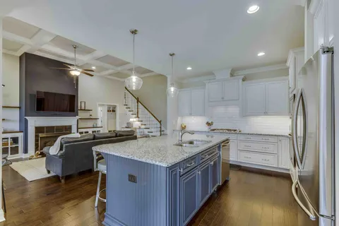 a room with storage and utility racks