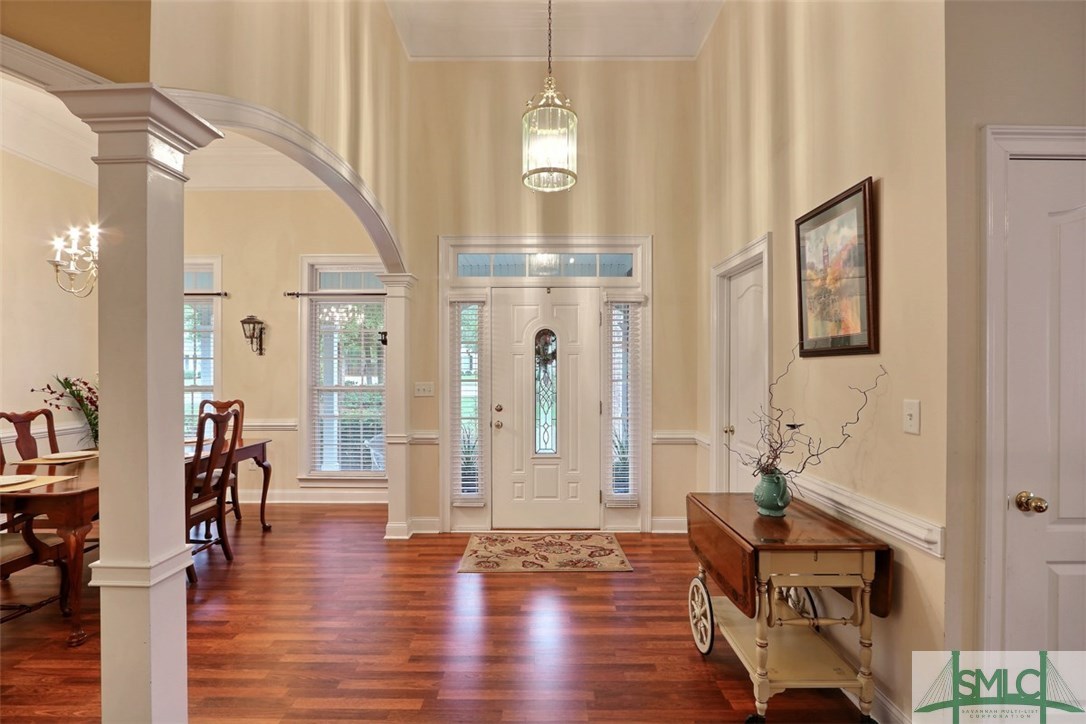 305 Erin Court Rincon, GA 31326 - Photo 3 of 30 Foyer Entry with High Ceilings, Columns, Trim and