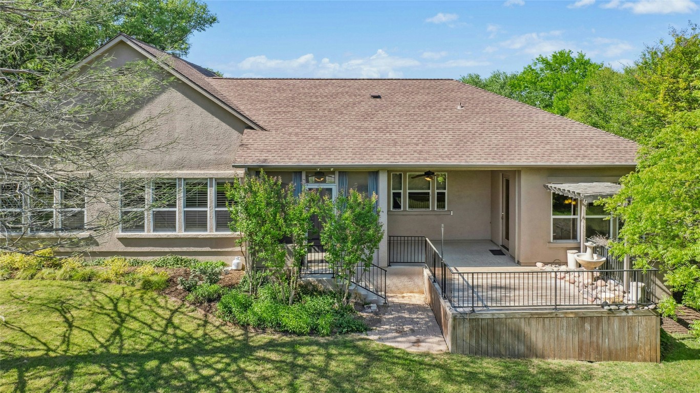 316 Trail Of The Flowers Georgetown, TX 78633 - Photo 35 of 40 a front view of a house with garden