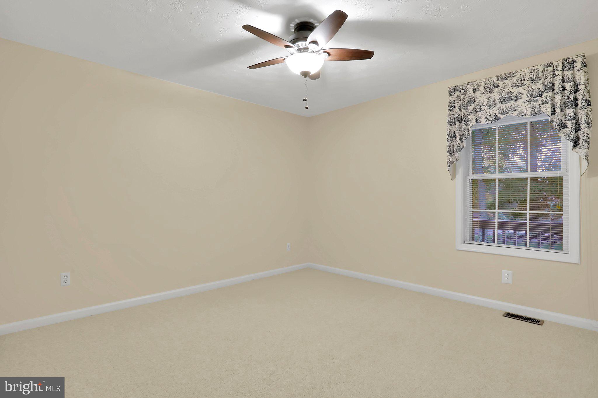 1050 Lower Valley Road Strasburg, VA 22657 - Photo 10 of 34 an empty room with a window and a ceiling fan