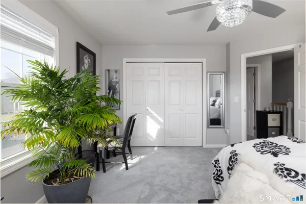 front view of house with a garden and plants